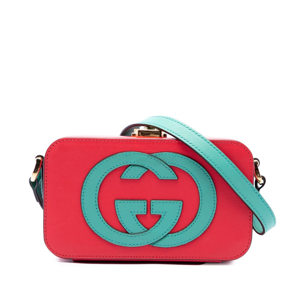 Pre-Loved Gucci Calfskin Interlocking G Crossbody
